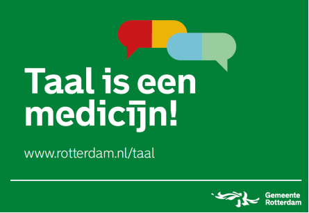 Taal is een medicijn                     