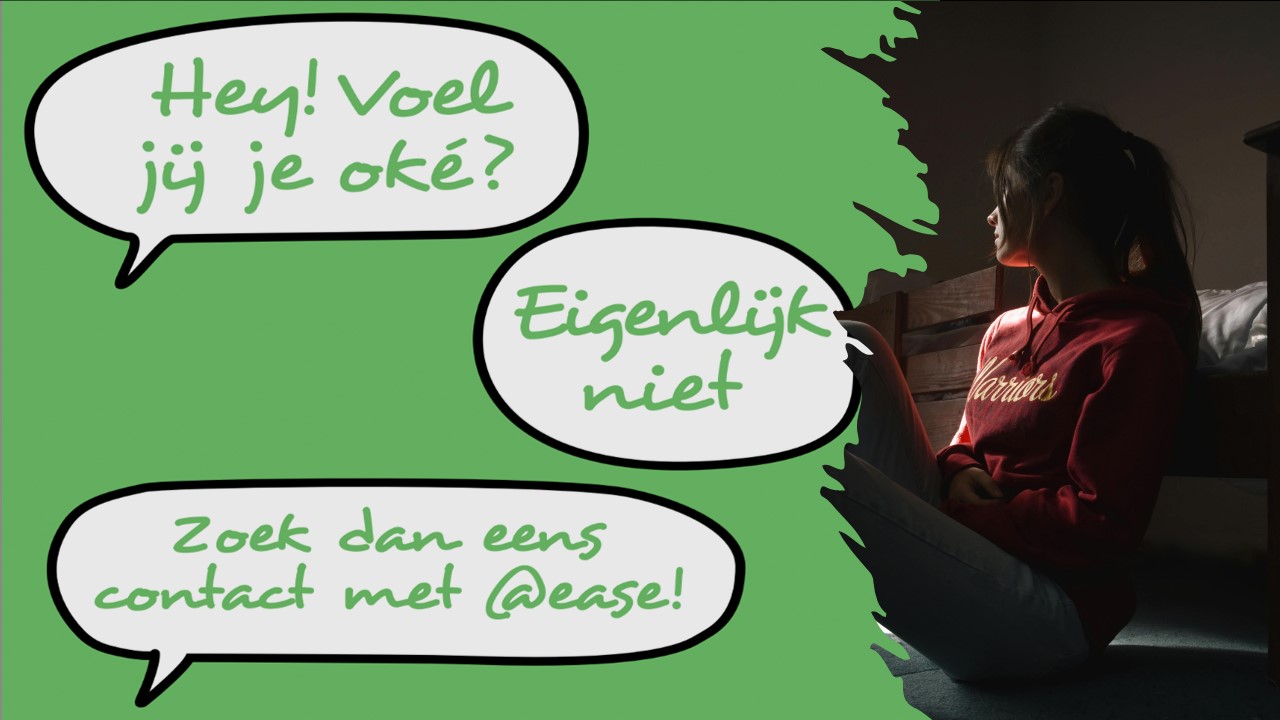 Jongeren kunnen met hun verhaal terecht bij @ease