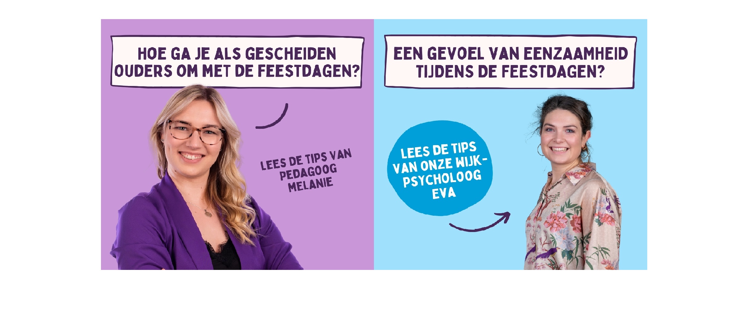 Ondersteuningsaanbod voor wie de feestdagen minder fijn zijn