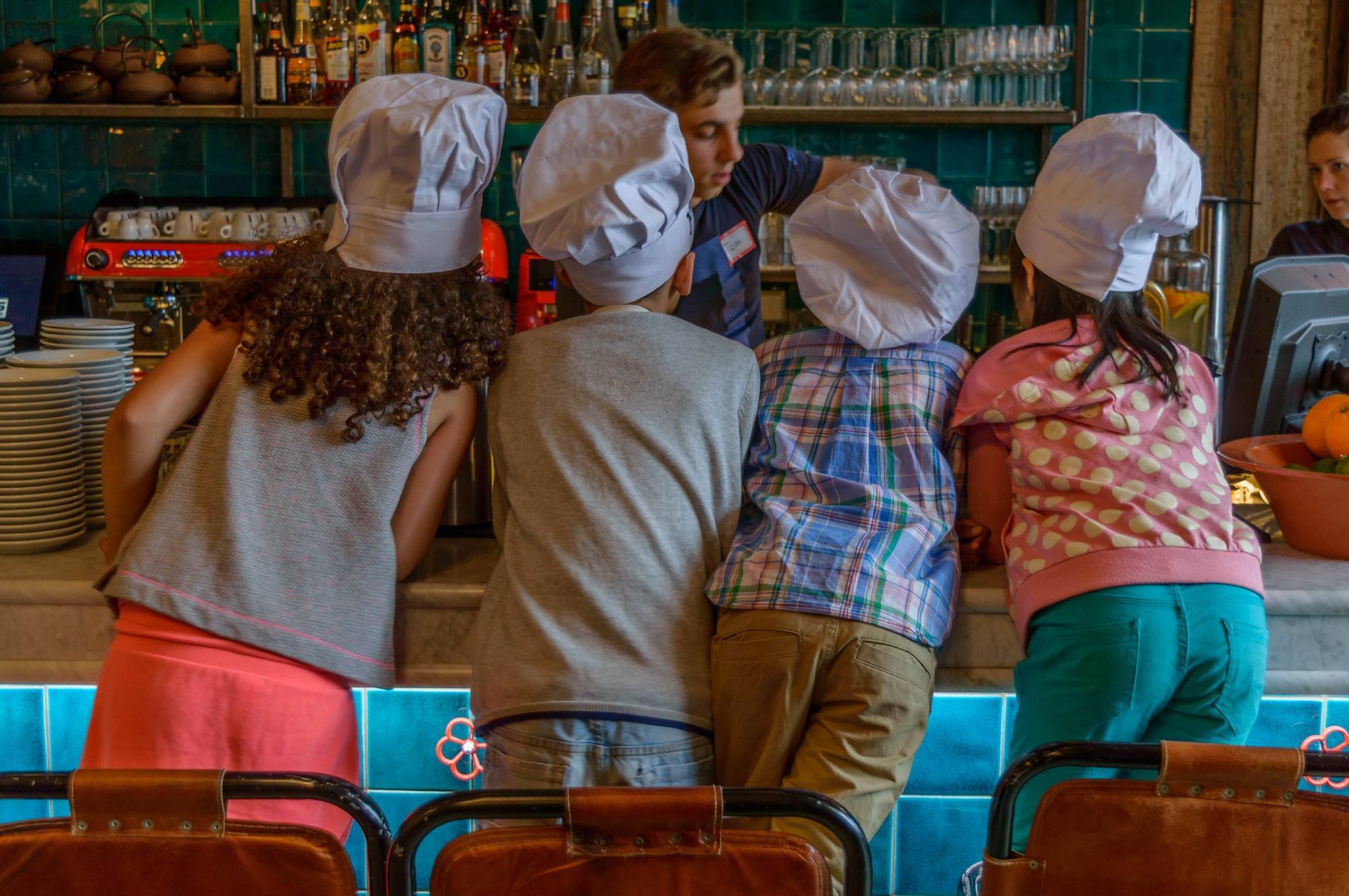 Kinderen koken en quizzen bij Jamie’s Italian